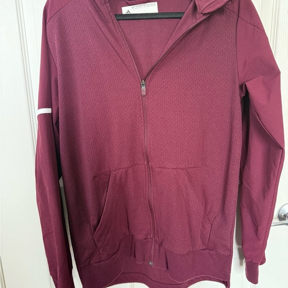 Adidas Men’s Maroon Squad Jacket | Size M | Excellent Condition - Picture 2 of 9